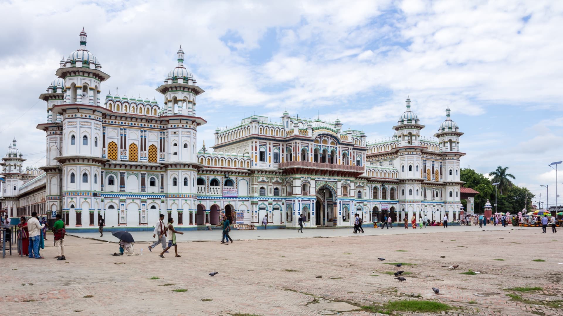 Janaki Mandir temple in Janakpur Nepal for Terai Region destination card