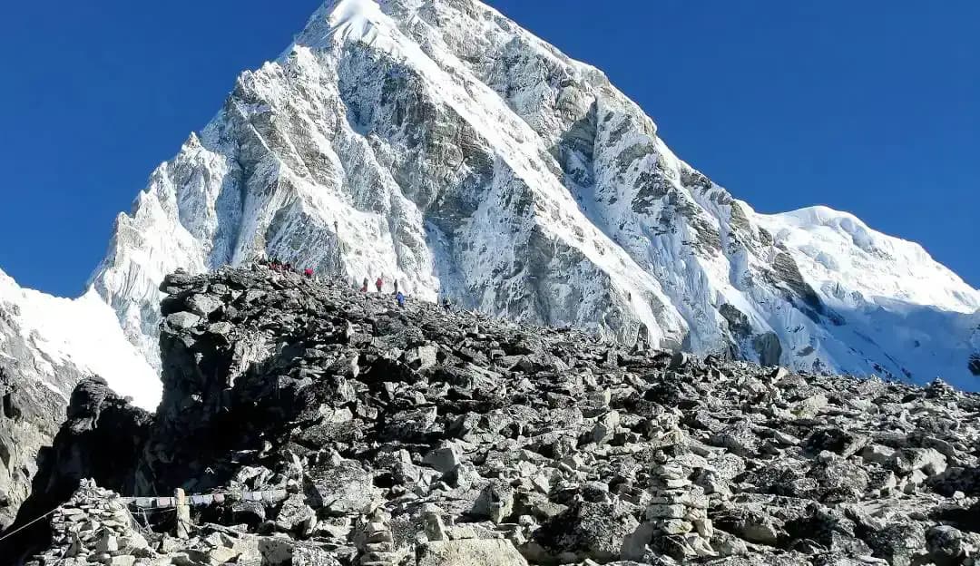 Kala Patthar viewpoint on the Everest trekking route in Nepal for Mountain Region destination card