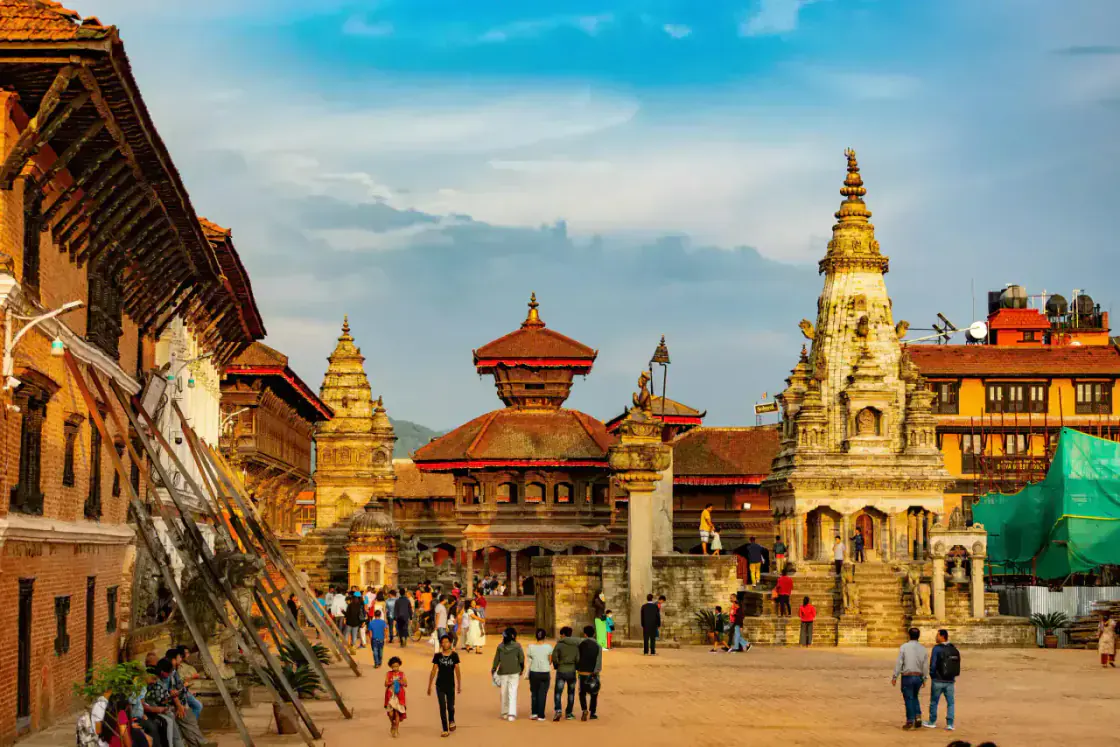 Bhaktapur Durbar Square heritage architecture in Nepal