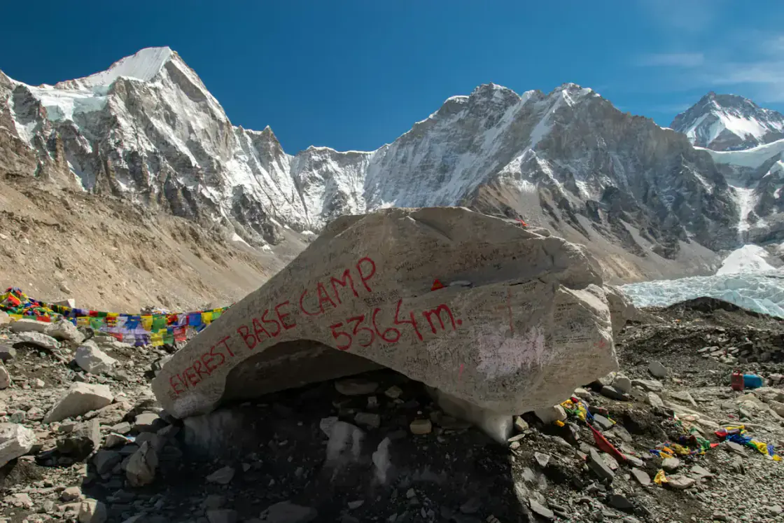 Everest Base Camp trekking route in Nepal