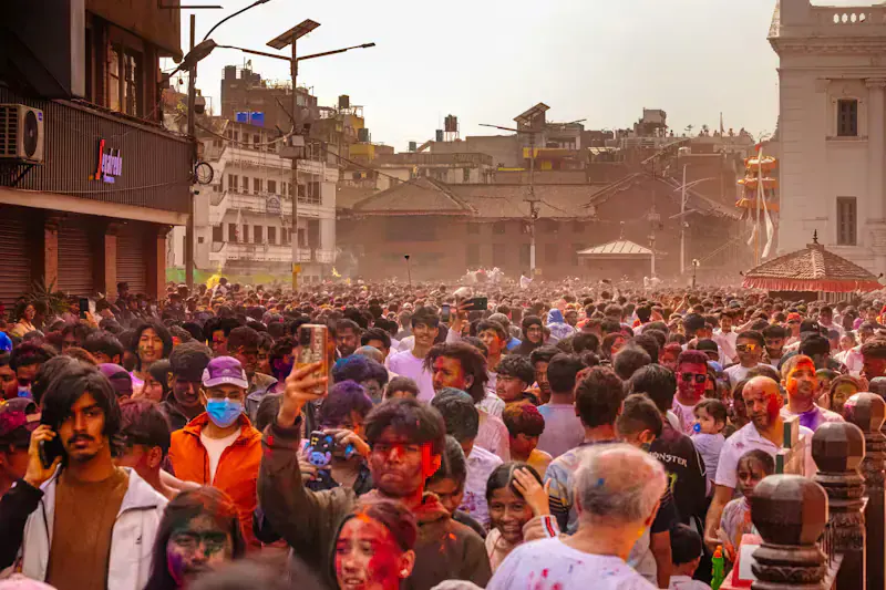 Festival color and living culture in Nepal